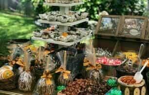 mesas de dulces para eventos empresariales