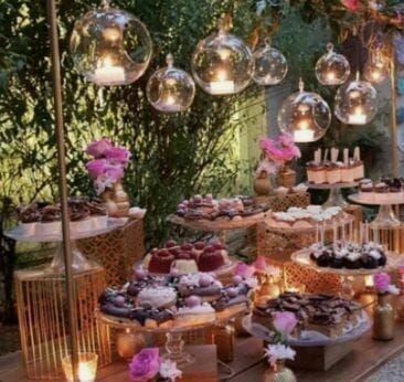 mesa de dulces para aniversarios