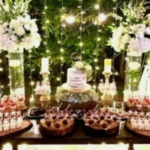 mesa de dulces para aniversario