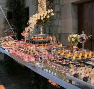 mesa de dulces para inauguracion